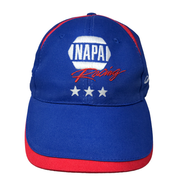 Napa Racing Men's Strapback Hat Blue OSFM Embroidered Logo Fallen Heroes Fund - Picture 1 of 15
